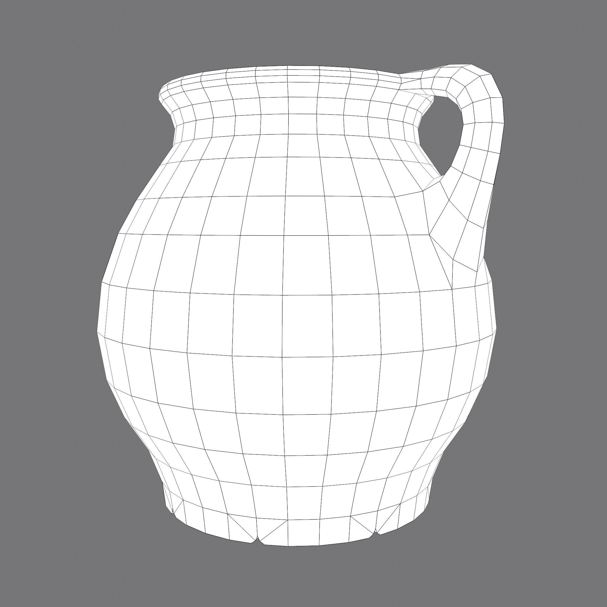 Medieval Chamber Pot Free low-poly 3D model_31