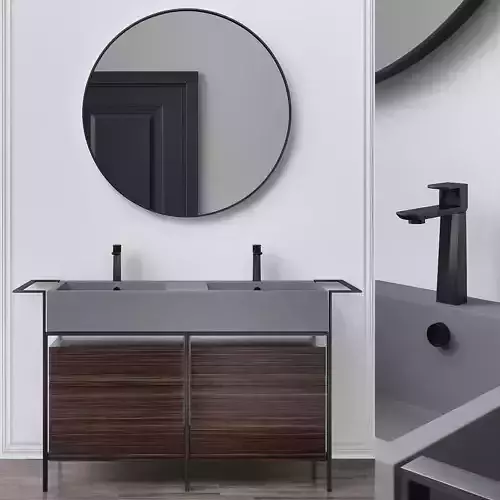 Washbasins Furniture 3d model Low-poly 3D model