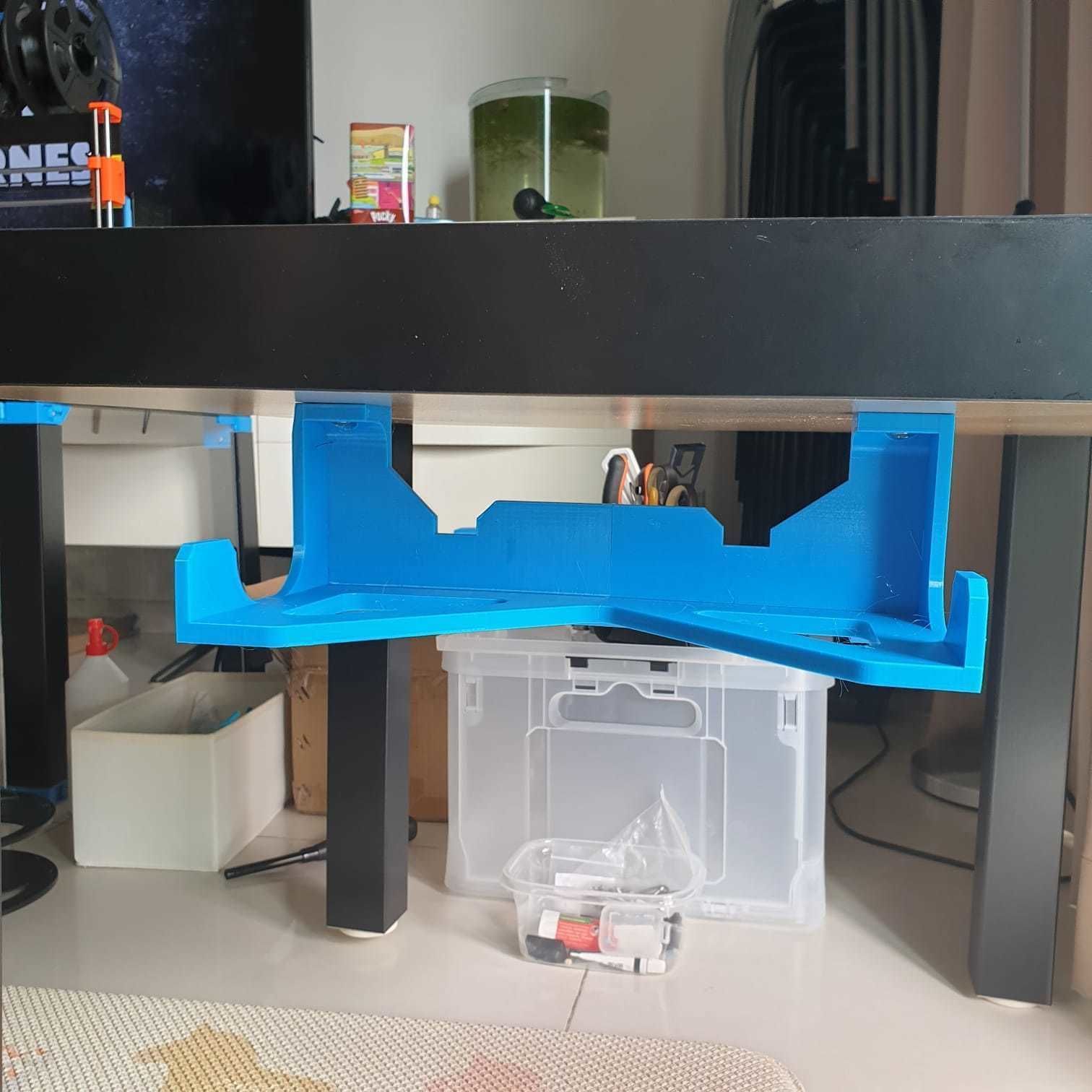 Prusa MK3S PSU Under Table Mount Holder 3D print model_1