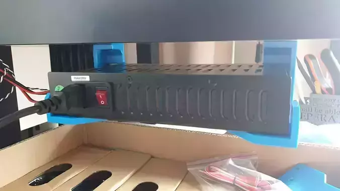 Prusa MK3S PSU Under Table Mount Holder 3D print model