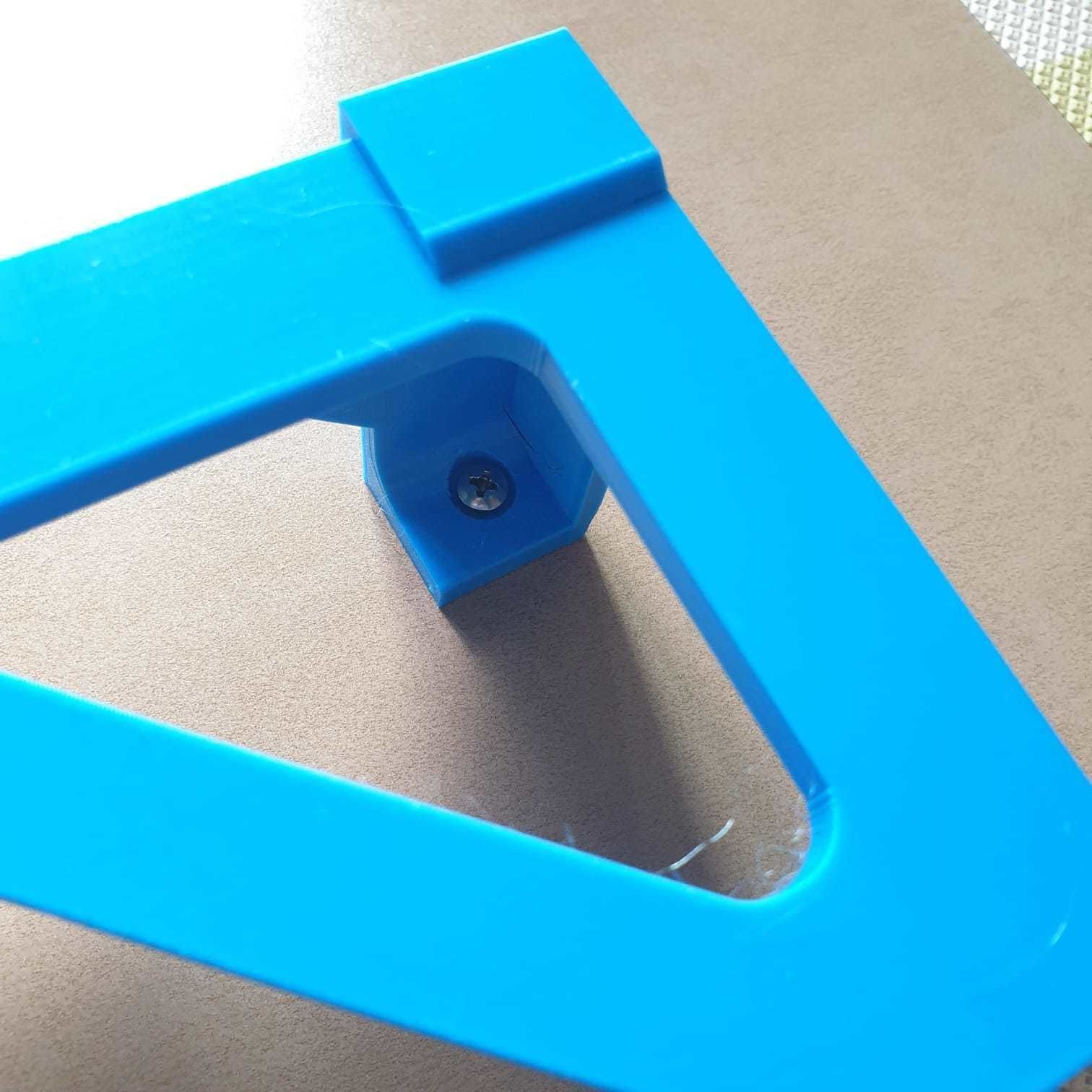 Prusa MK3S PSU Under Table Mount Holder 3D print model_3