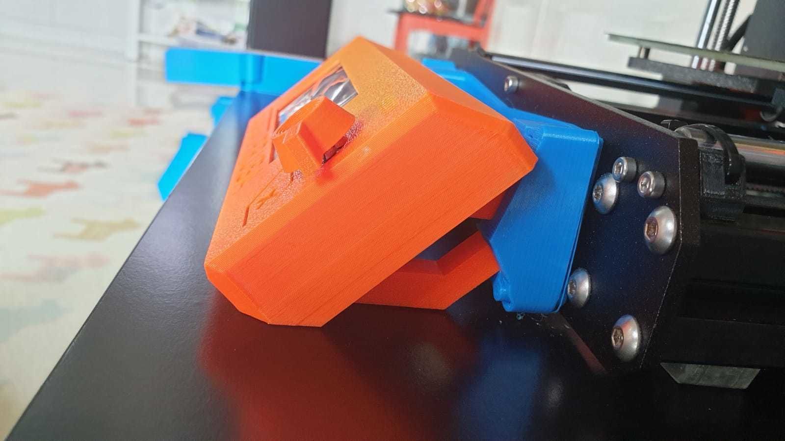 Prusa Enclosure MK3S Print Controller Mount Control Bracket  3D print model_7