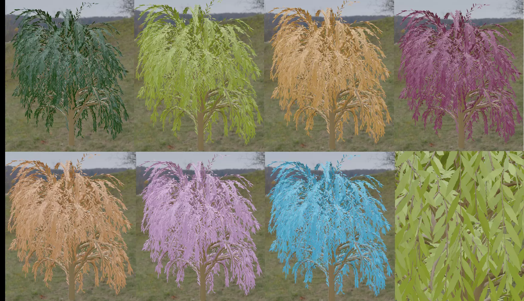 Great Willow 3D model_0