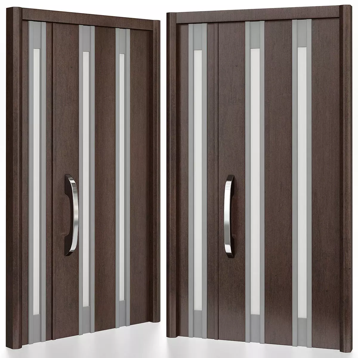 Interior Doors 3d model Low-poly 3D model_0