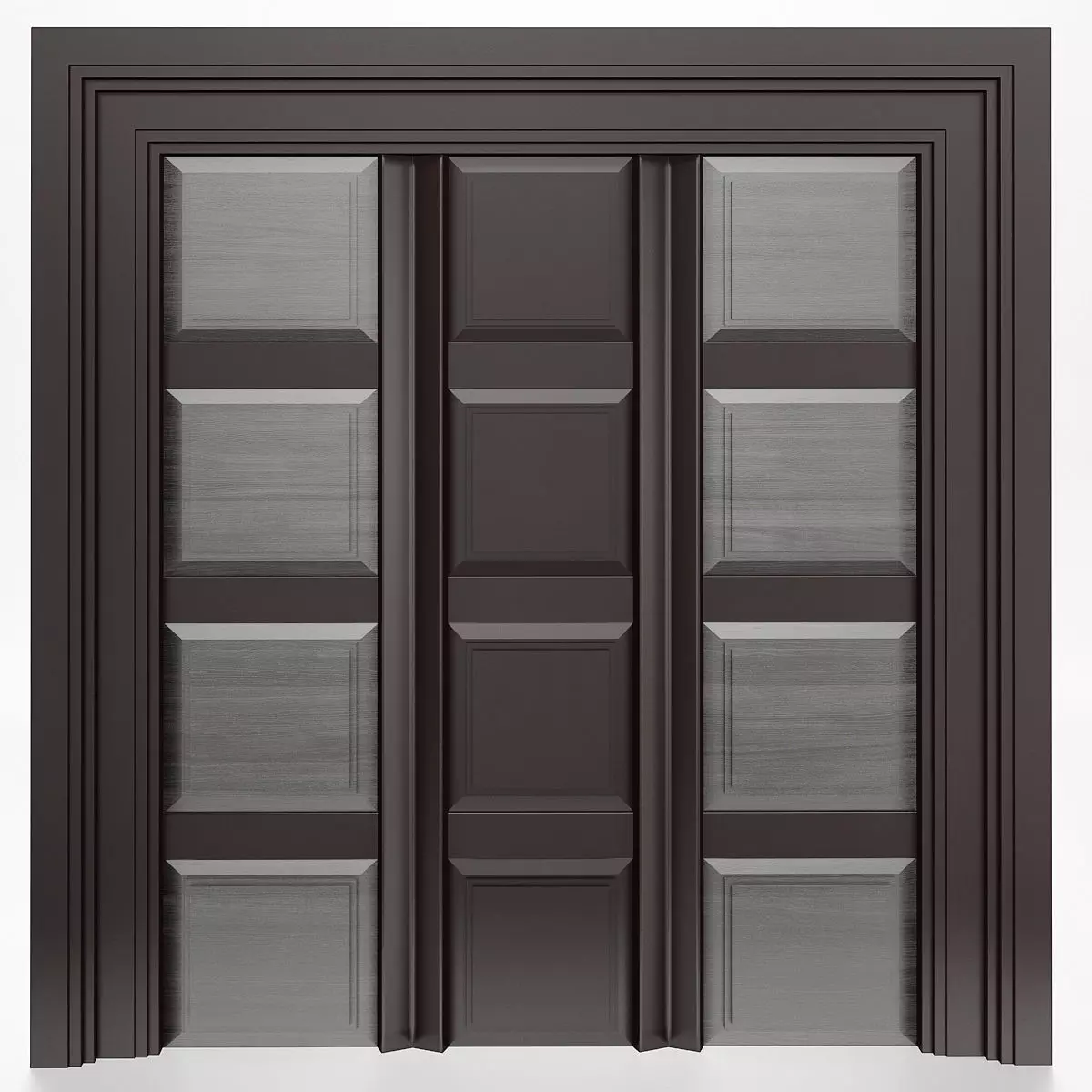 Interior Doors 3d model Low-poly 3D model_0