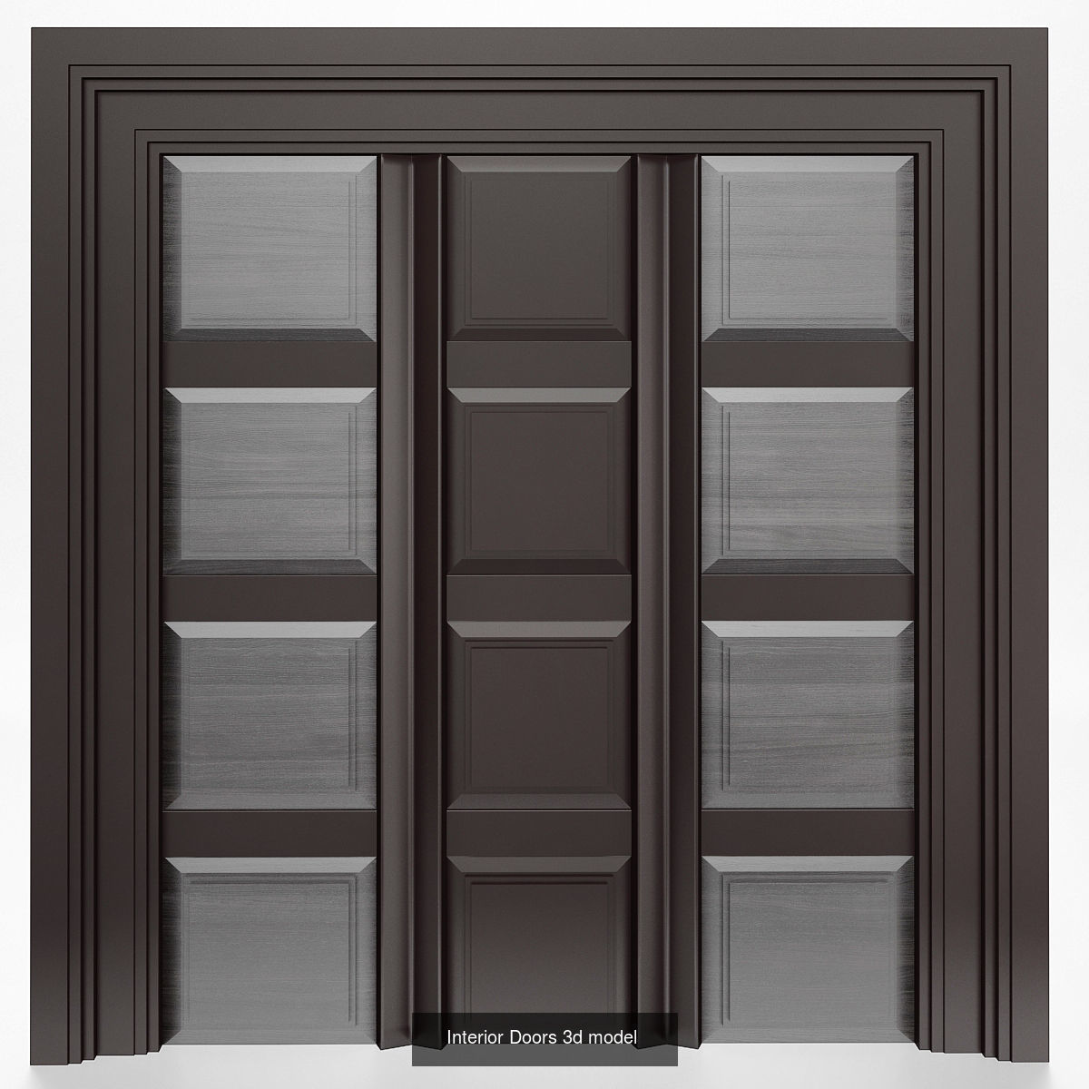 Interior Doors 3d models collection 10 pieces _8