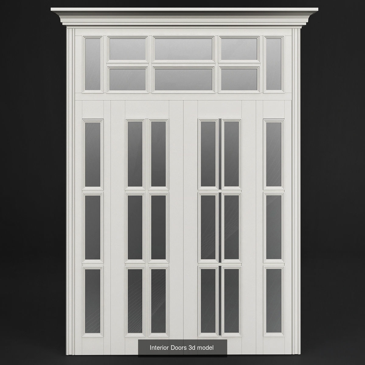 Interior Doors 3d models collection 10 pieces _9