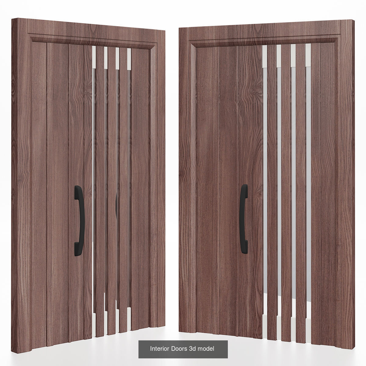 Interior Doors 3d models collection 10 pieces _11