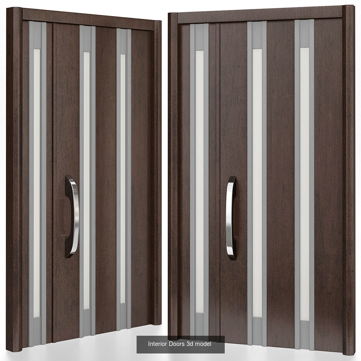 Interior Doors 3d models collection 10 pieces _7