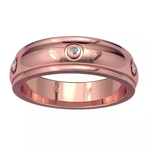 Wedding Band Ring For Women STL File ready For  Printing - CC71F