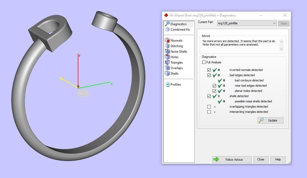 Ring 128 3D print model_6