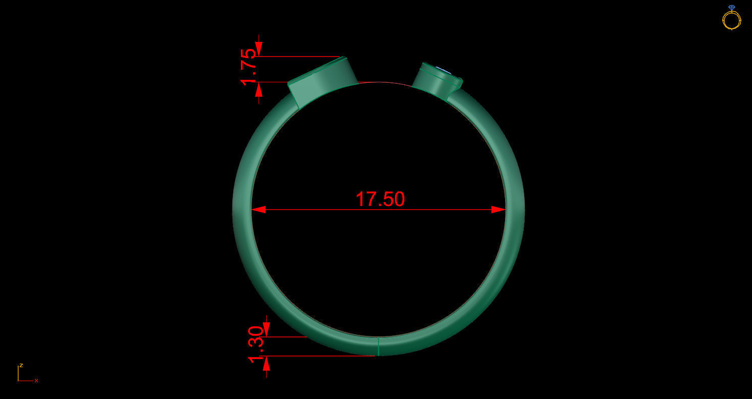 Ring 128 3D print model_7