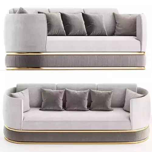 Arezzo Sofa 3d model Low-poly 3D model