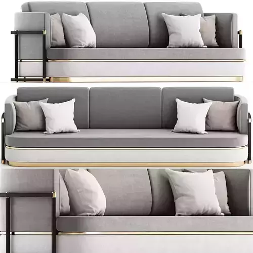 Como Sofa 3d model Low-poly 3D model