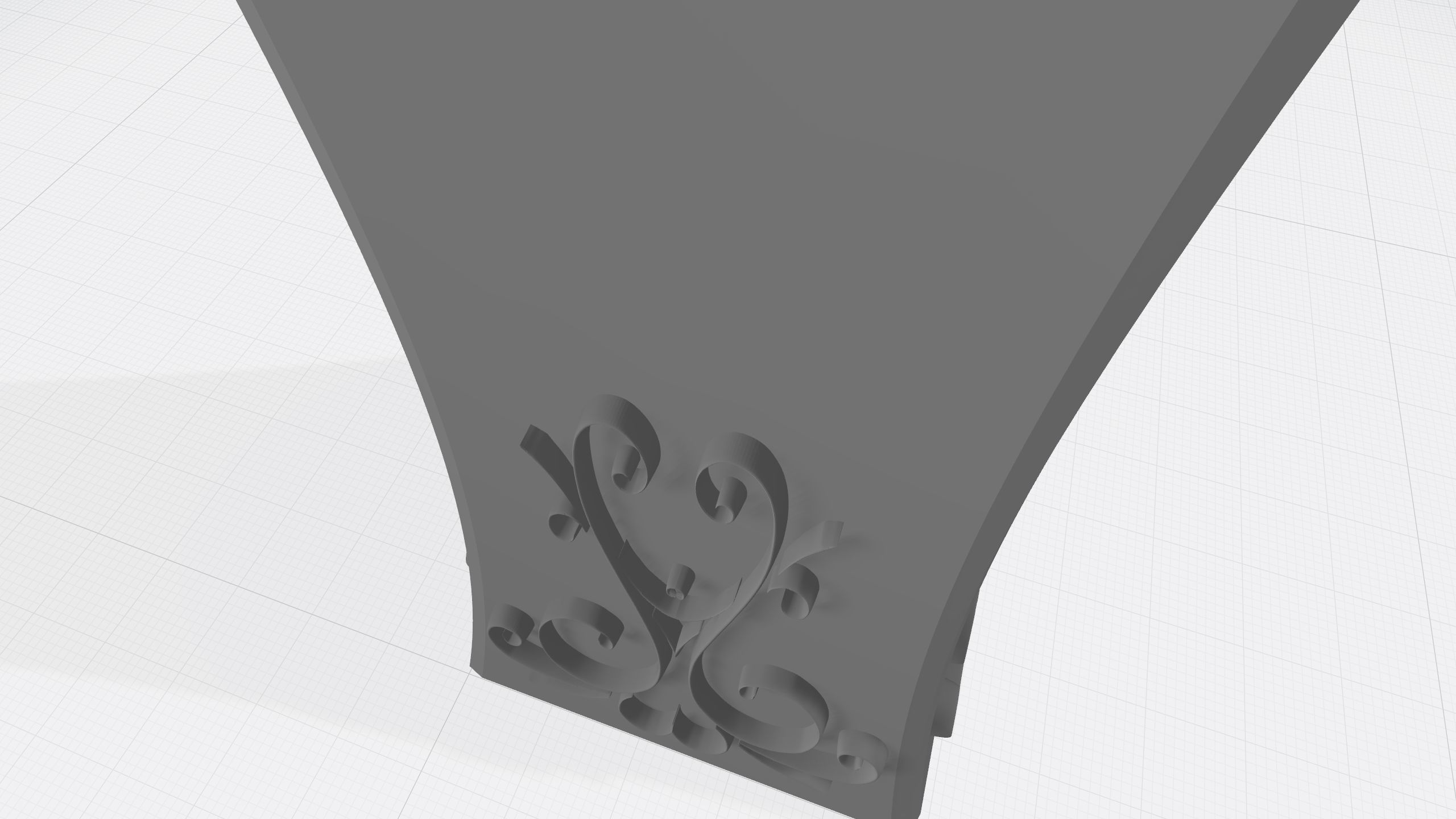 vase with ornament 3D print model_18