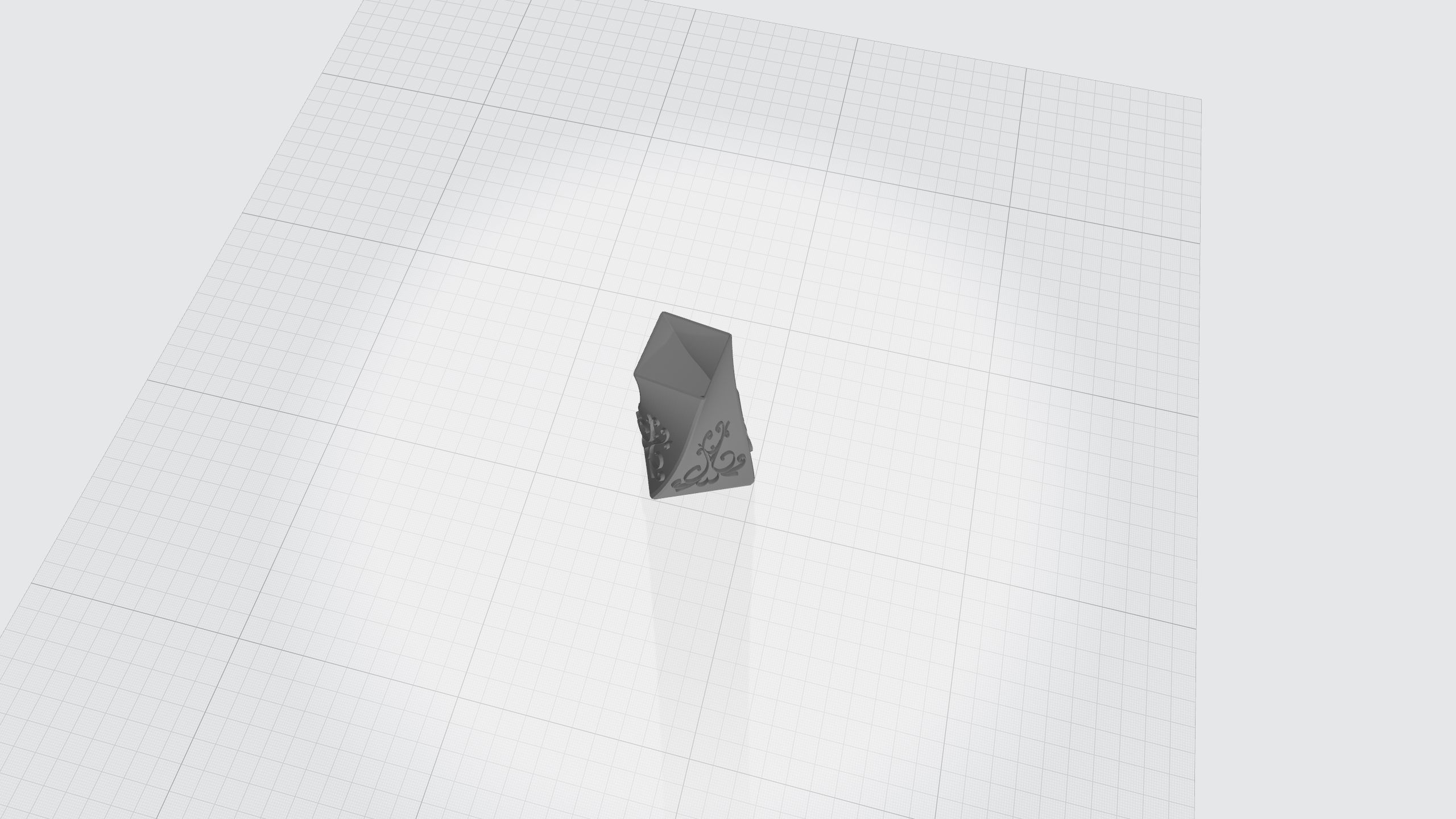 vase with ornament 3D print model_8