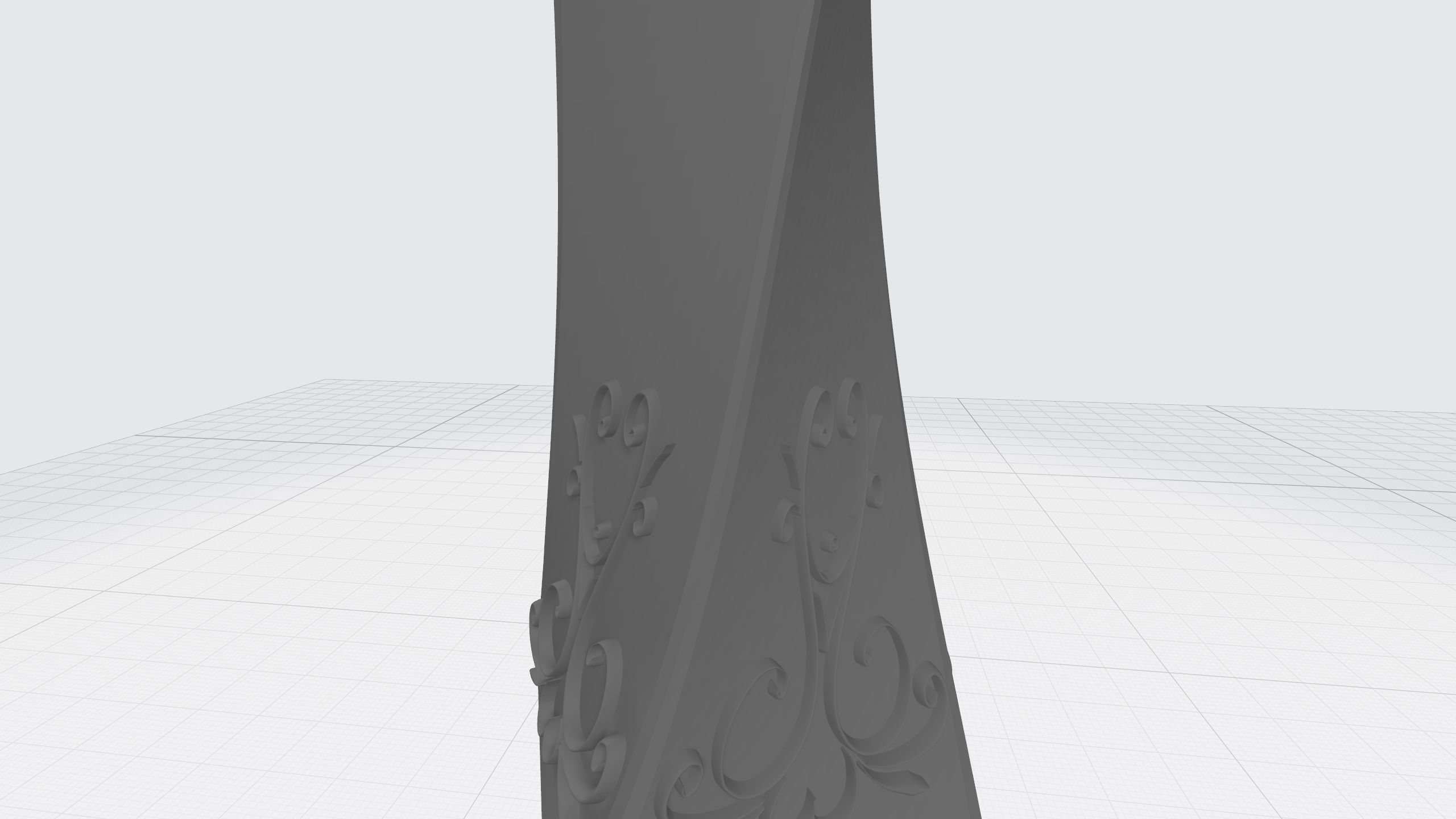vase with ornament 3D print model_13
