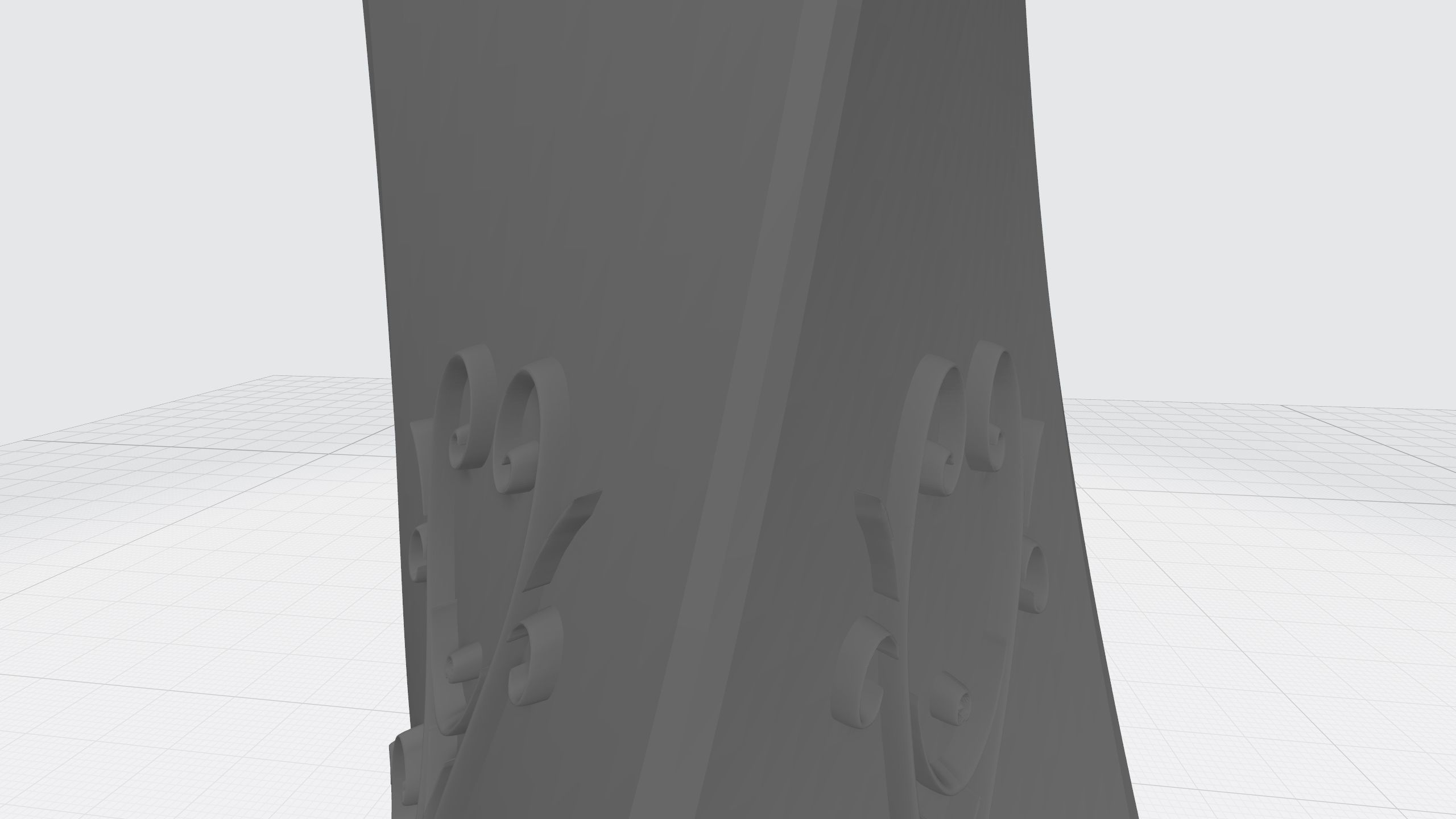 vase with ornament 3D print model_14