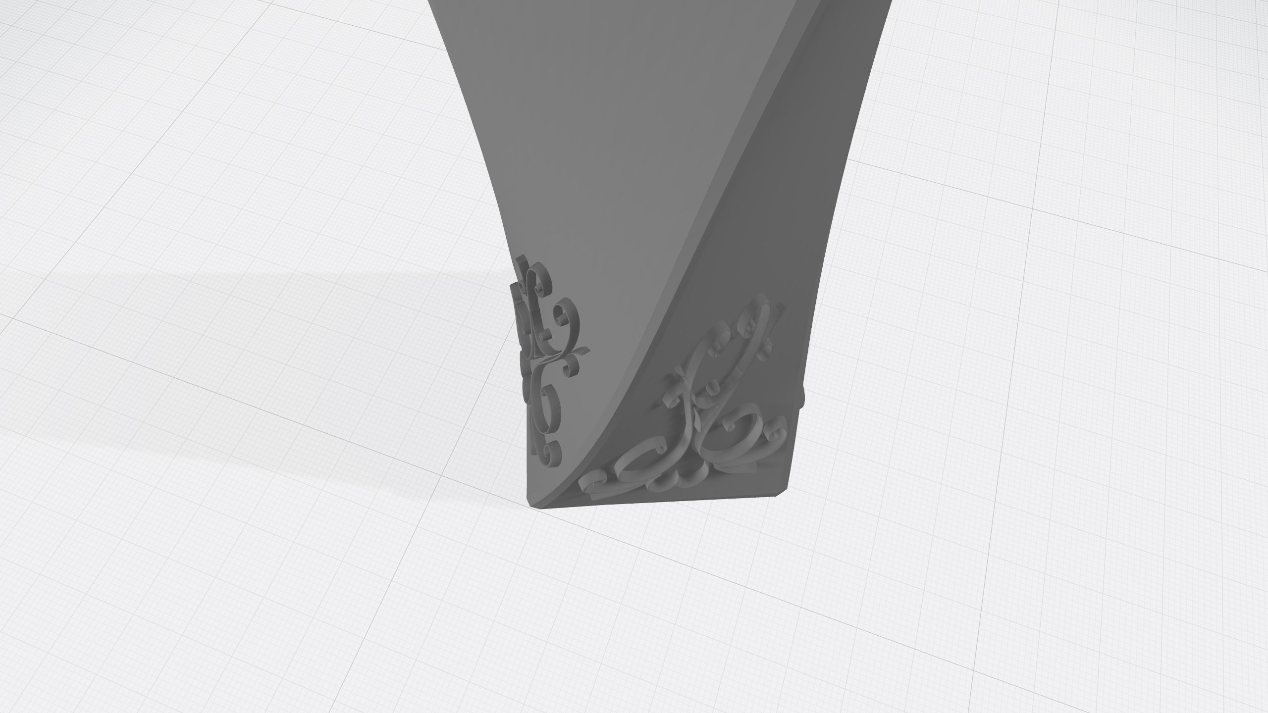 vase with ornament 3D print model_19