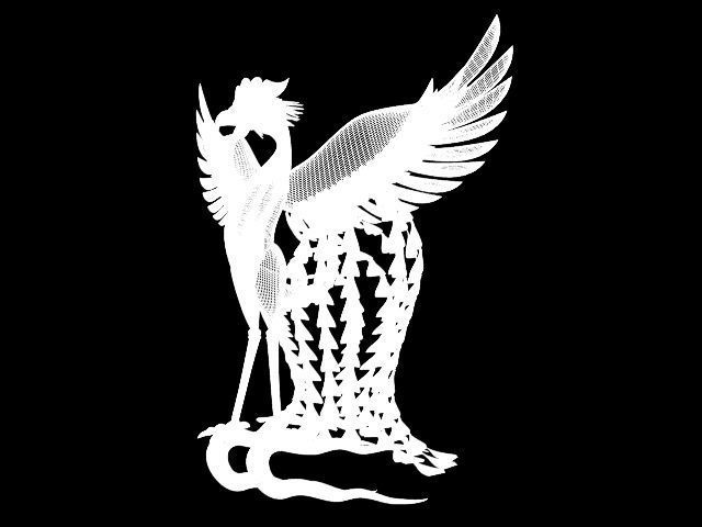 phenix golden phoenix 3D model_5