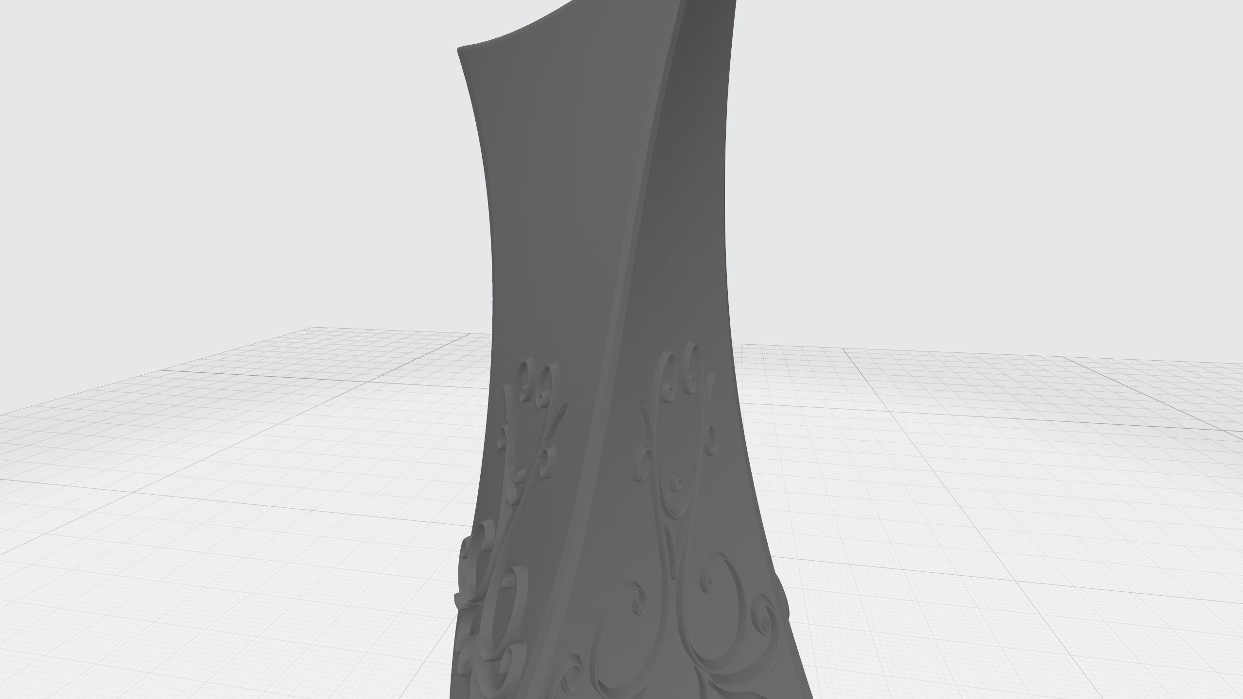 vase with ornament 3D print model_15