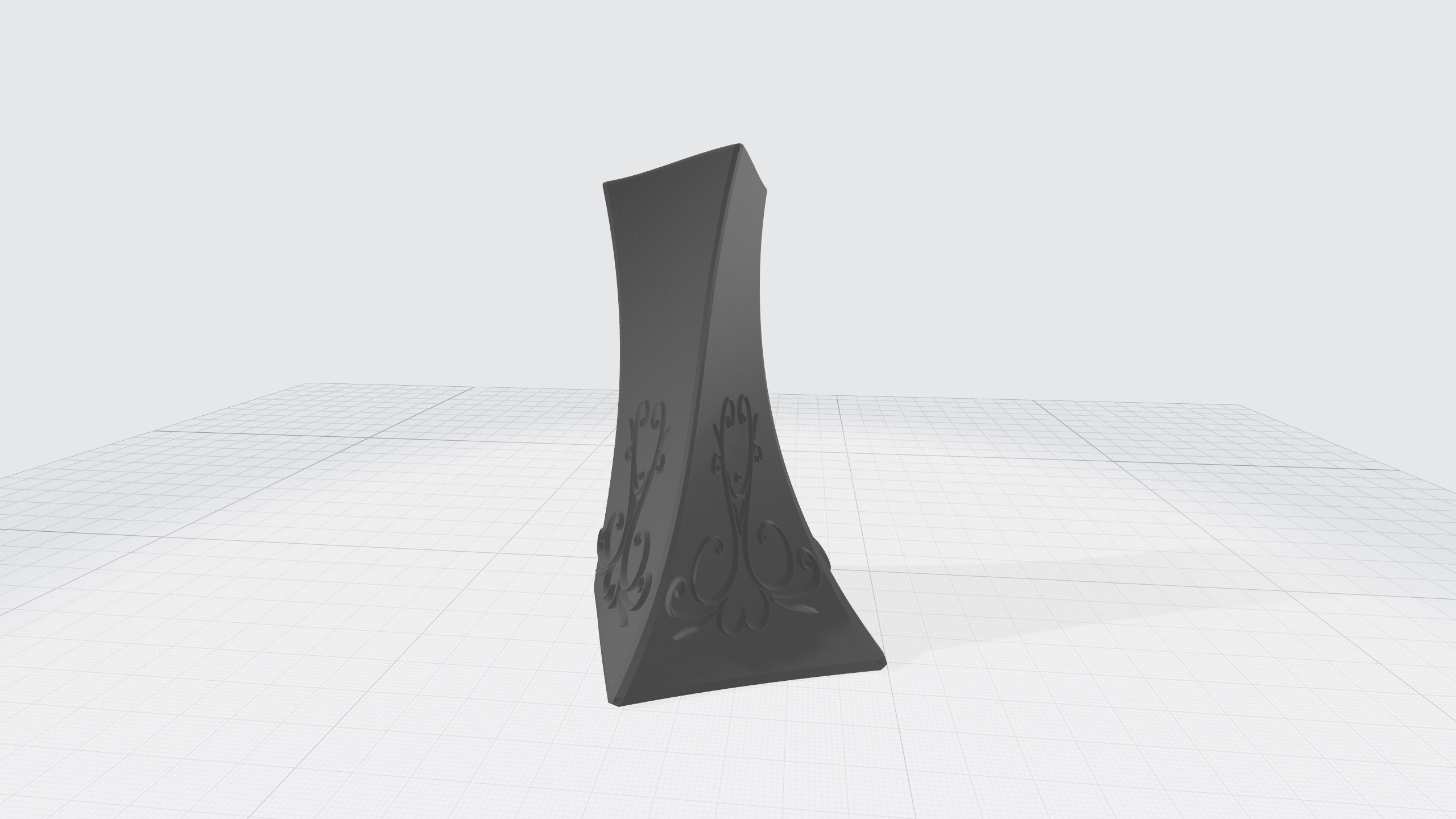 vase with ornament 3D print model_18