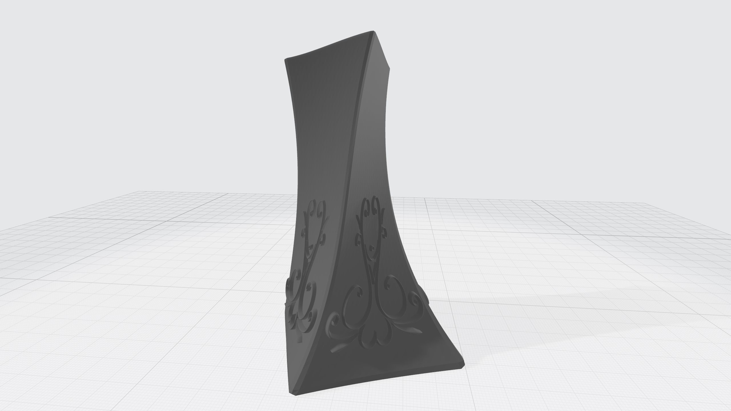 vase with ornament 3D print model_19