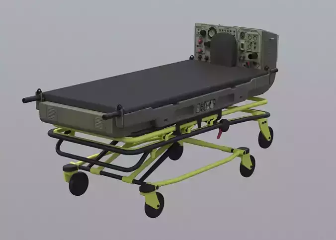 LSTAT ICU Life Support for Trauma and Transport 3D model