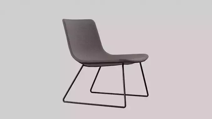 PATO LOUNGE SLEDGE-fabric brown