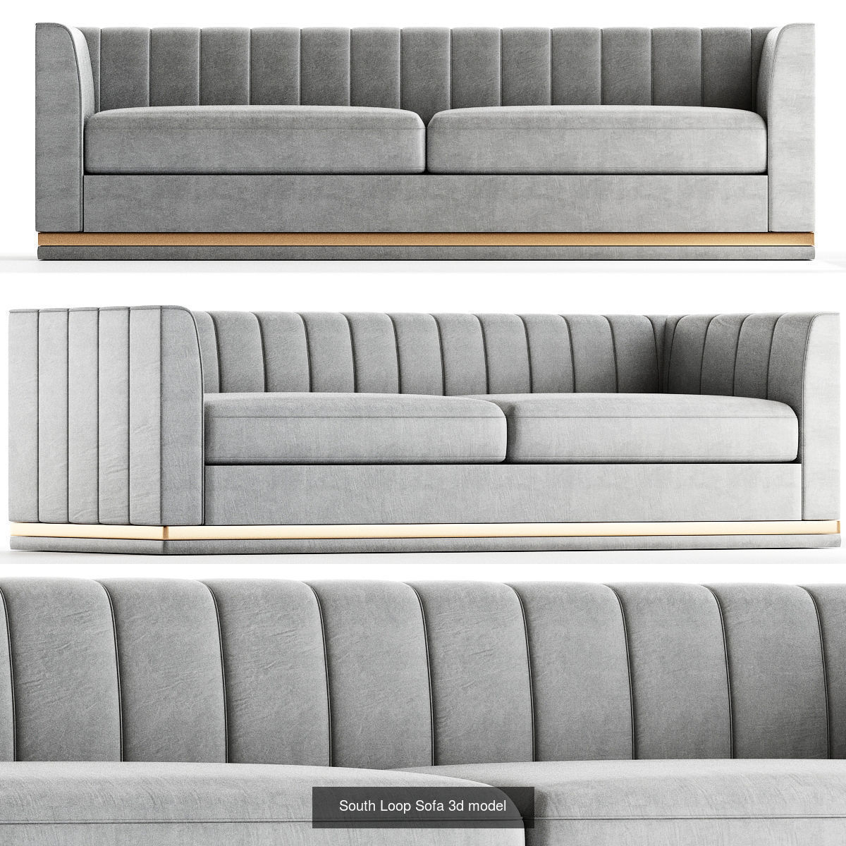 Sofas 3d models collection 10 pieces _11