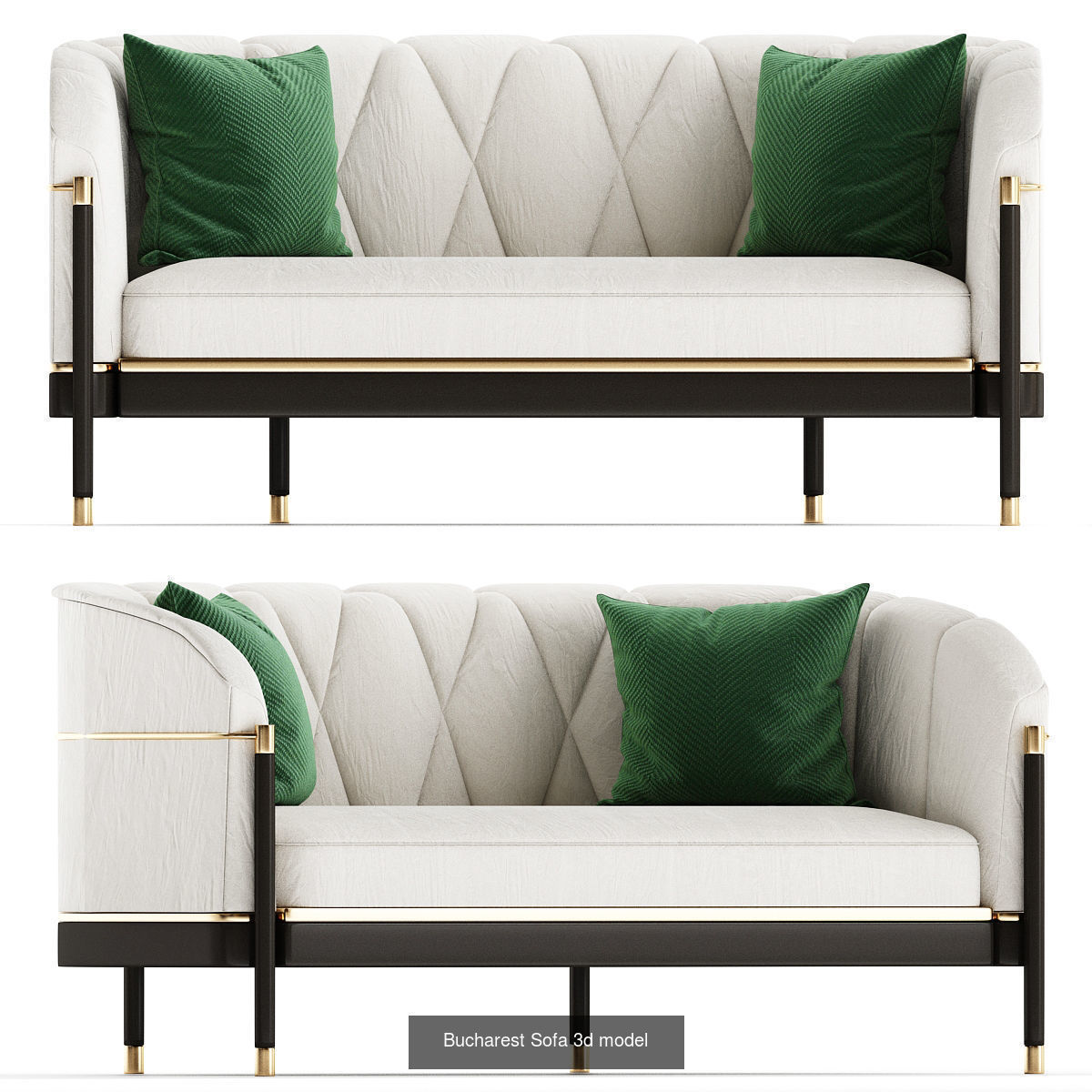 Sofas 3d models collection 10 pieces _6