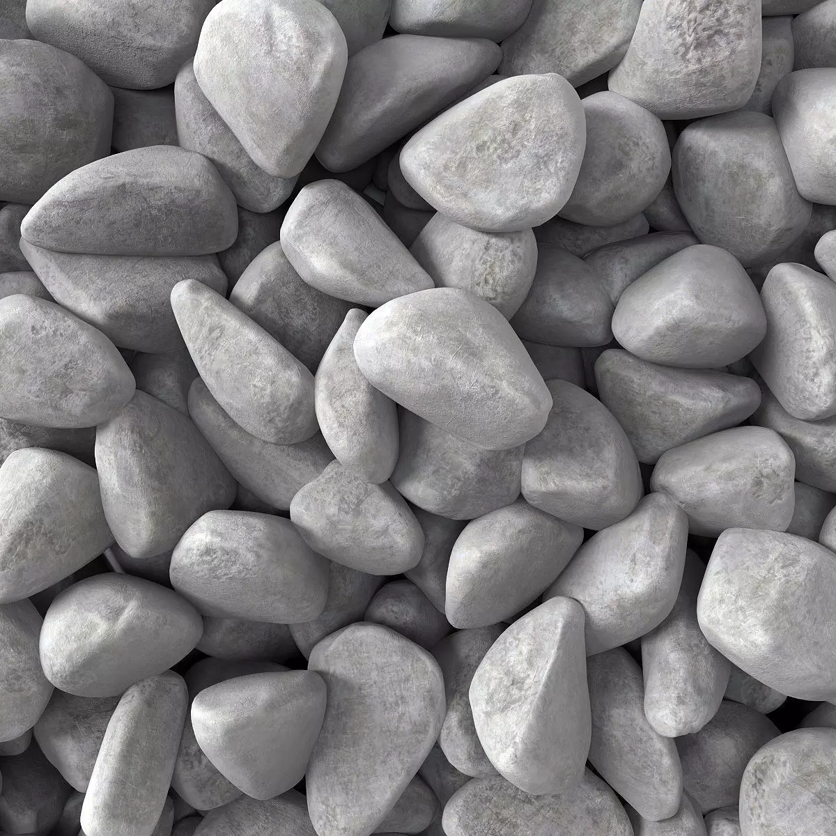 Pebble splinter decor Big kit n1 3D model_0