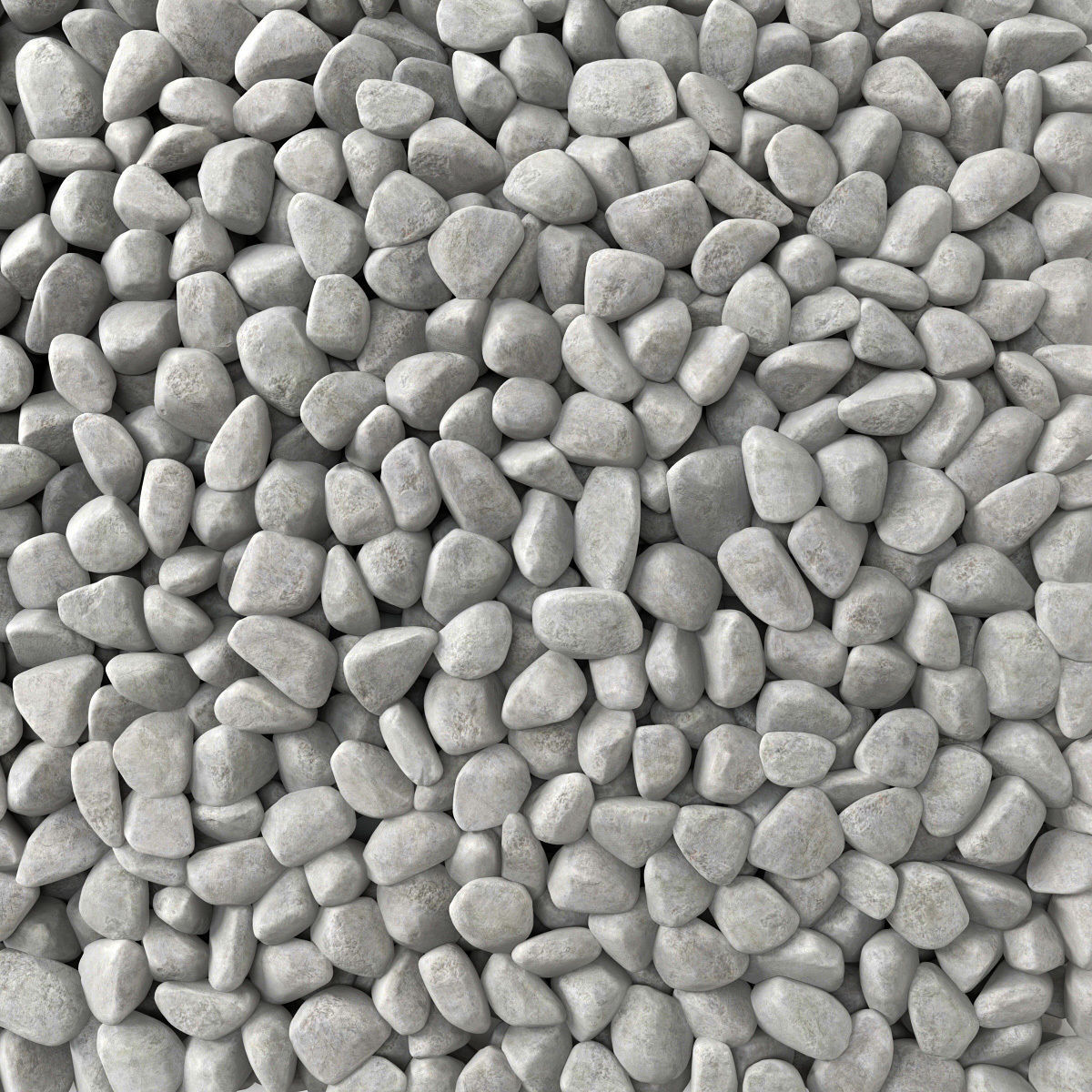 Pebble splinter decor Big kit n1 3D model_6