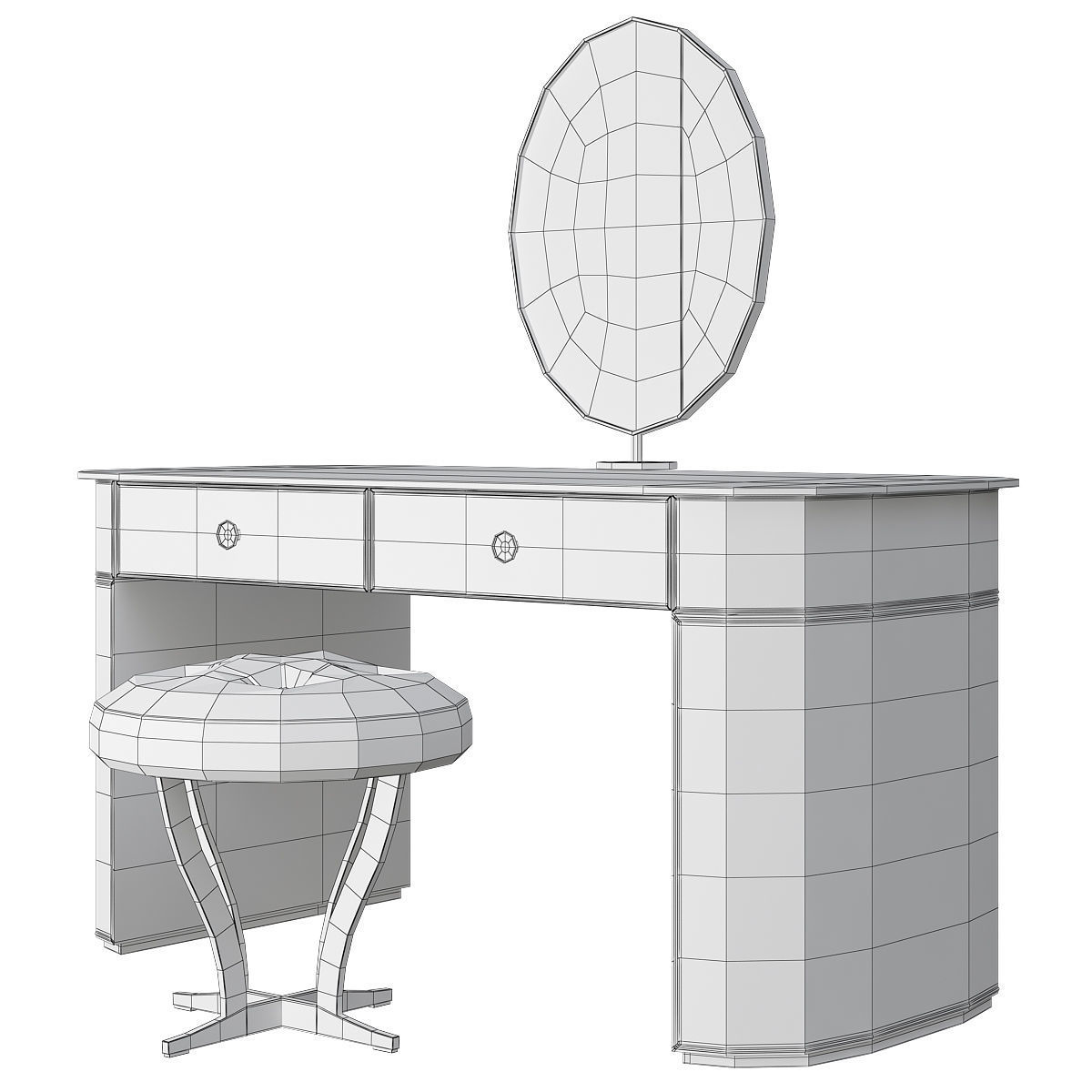 Penelope Alberta Salotti 3d model Low-poly 3D model_1