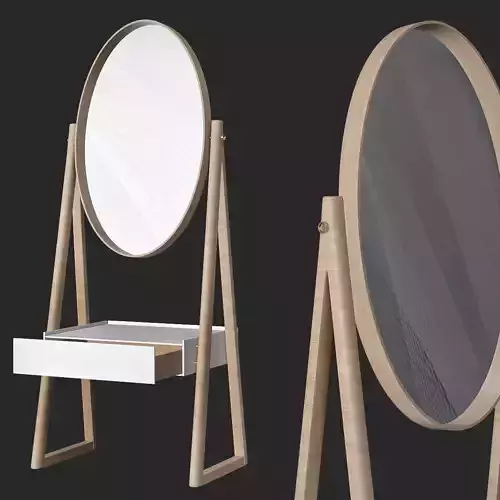 Iona Cheval Mirror 3d model Low-poly 3D model