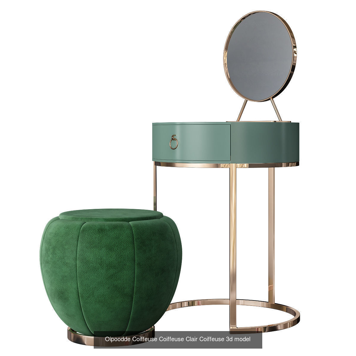 Toilet table 3d models collection 10 pieces _15