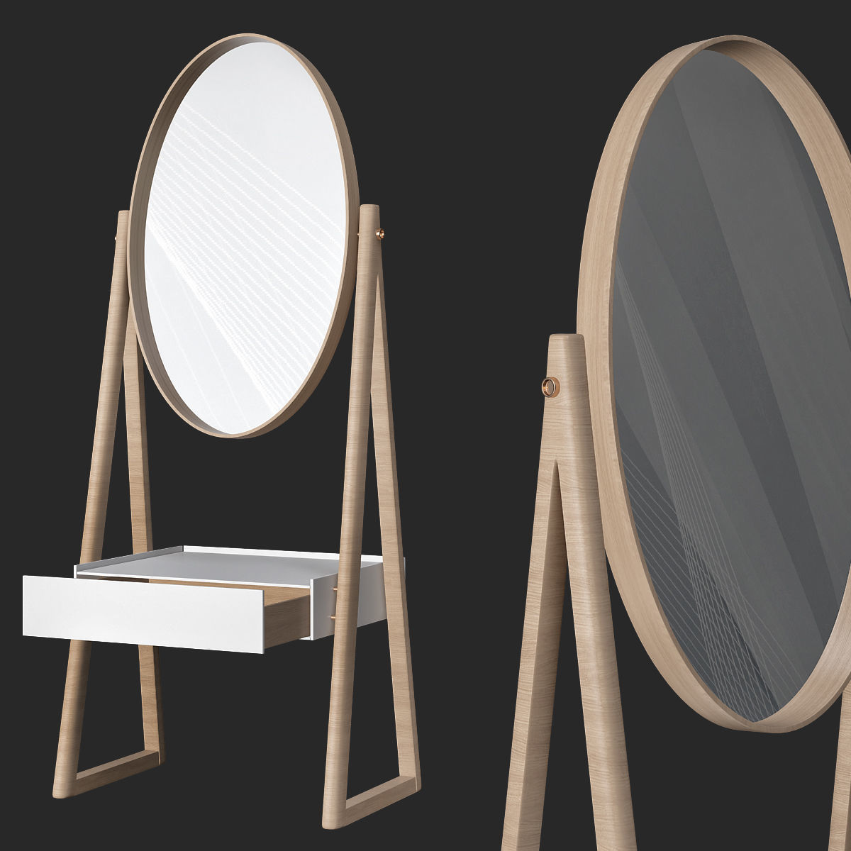 Toilet table 3d models collection 10 pieces _4