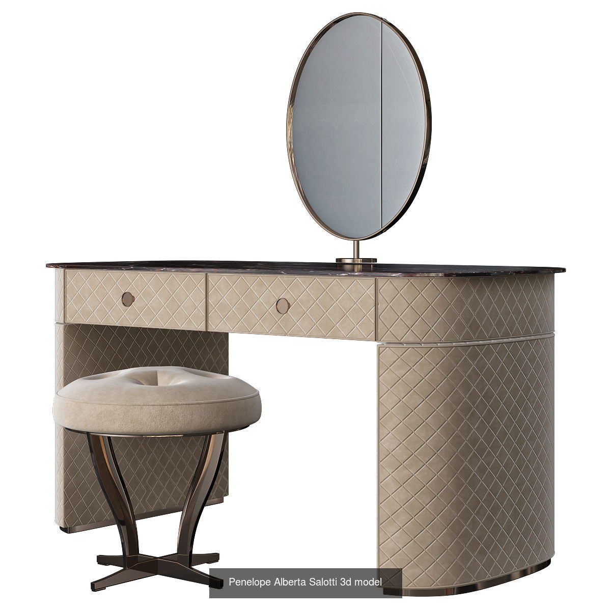 Toilet table 3d models collection 10 pieces _13