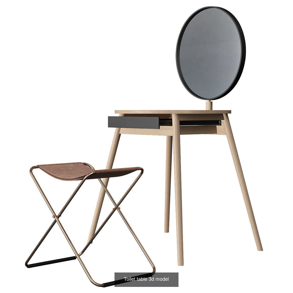 Toilet table 3d models collection 10 pieces _19