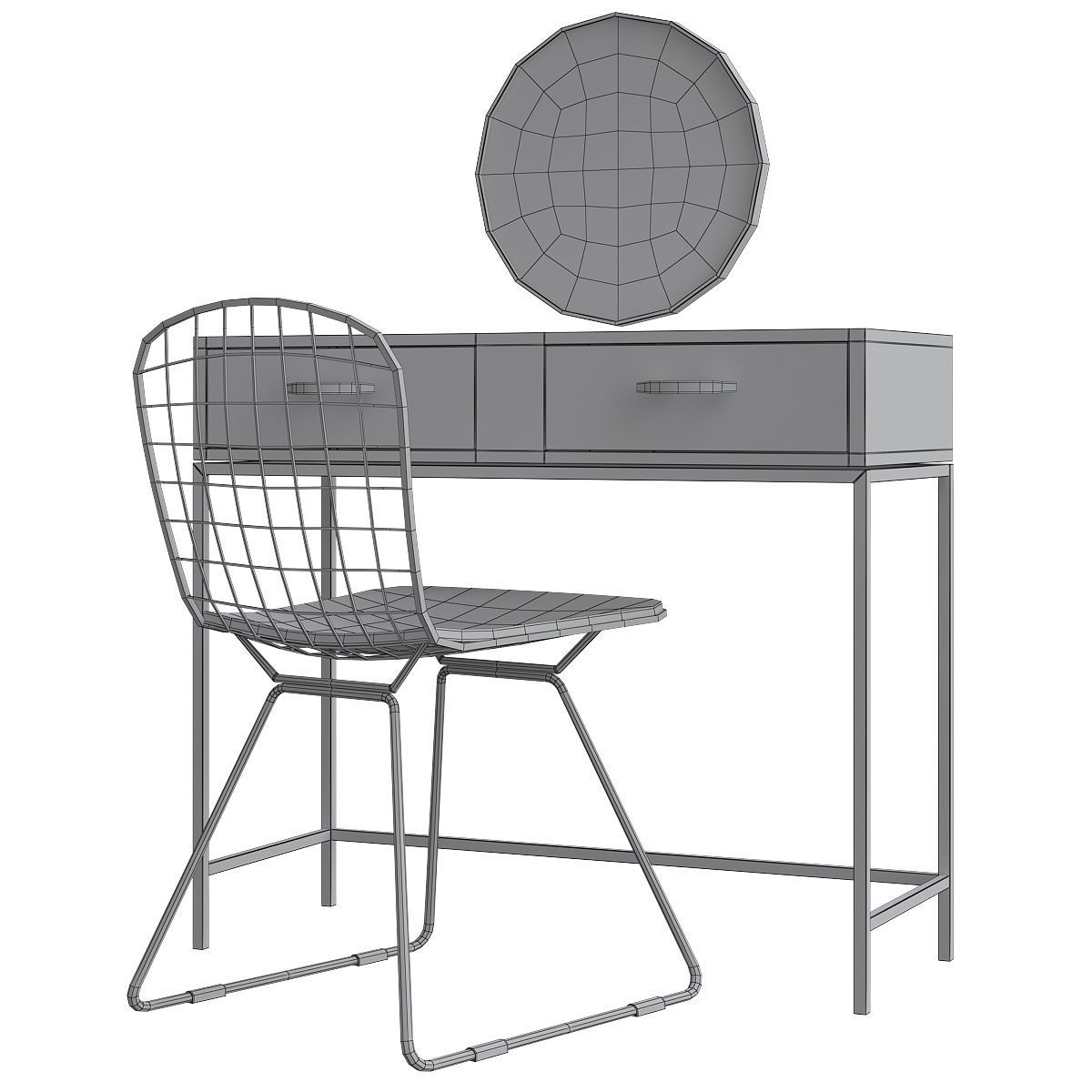 Toilet table 3d models collection 10 pieces _21