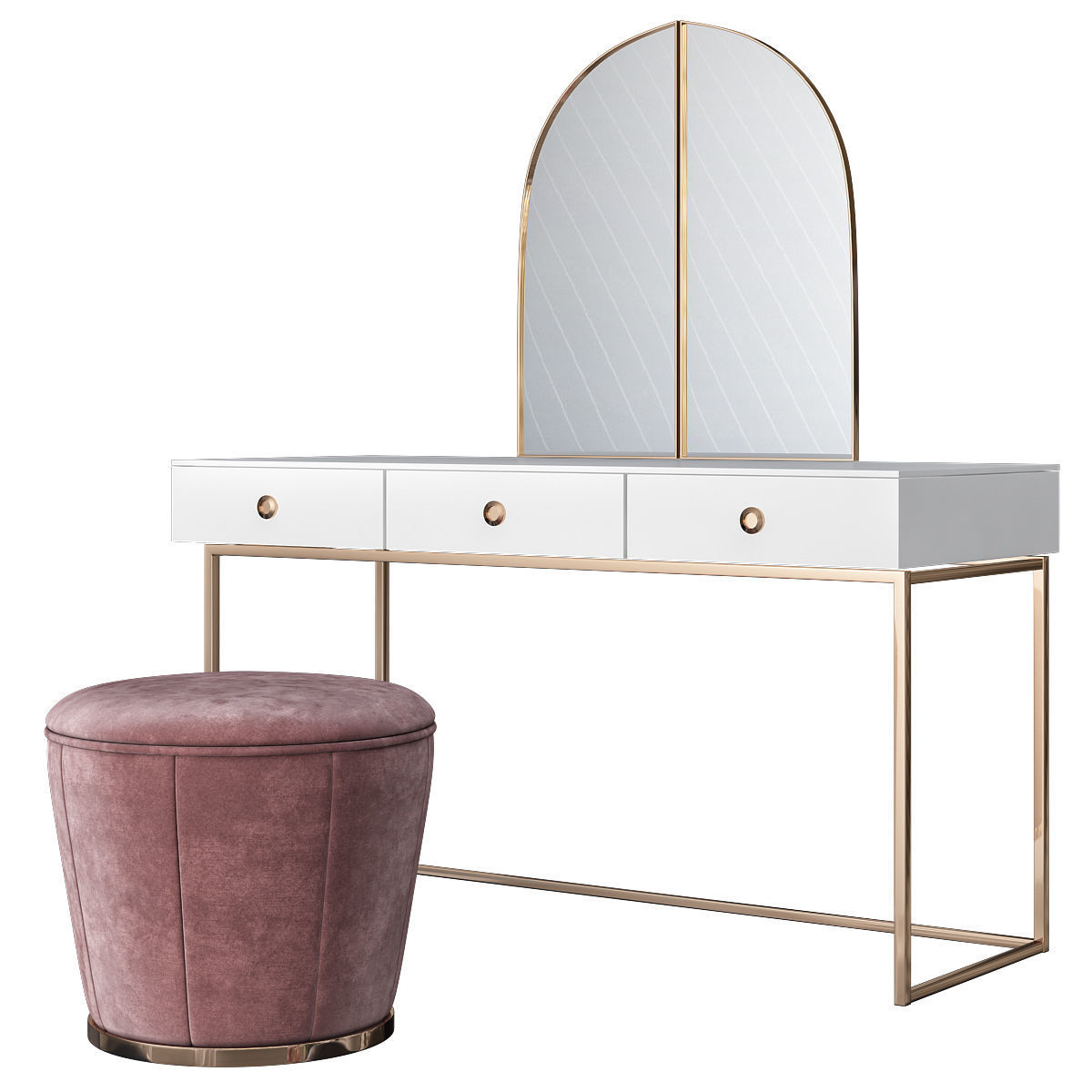 Toilet table 3d models collection 10 pieces _12