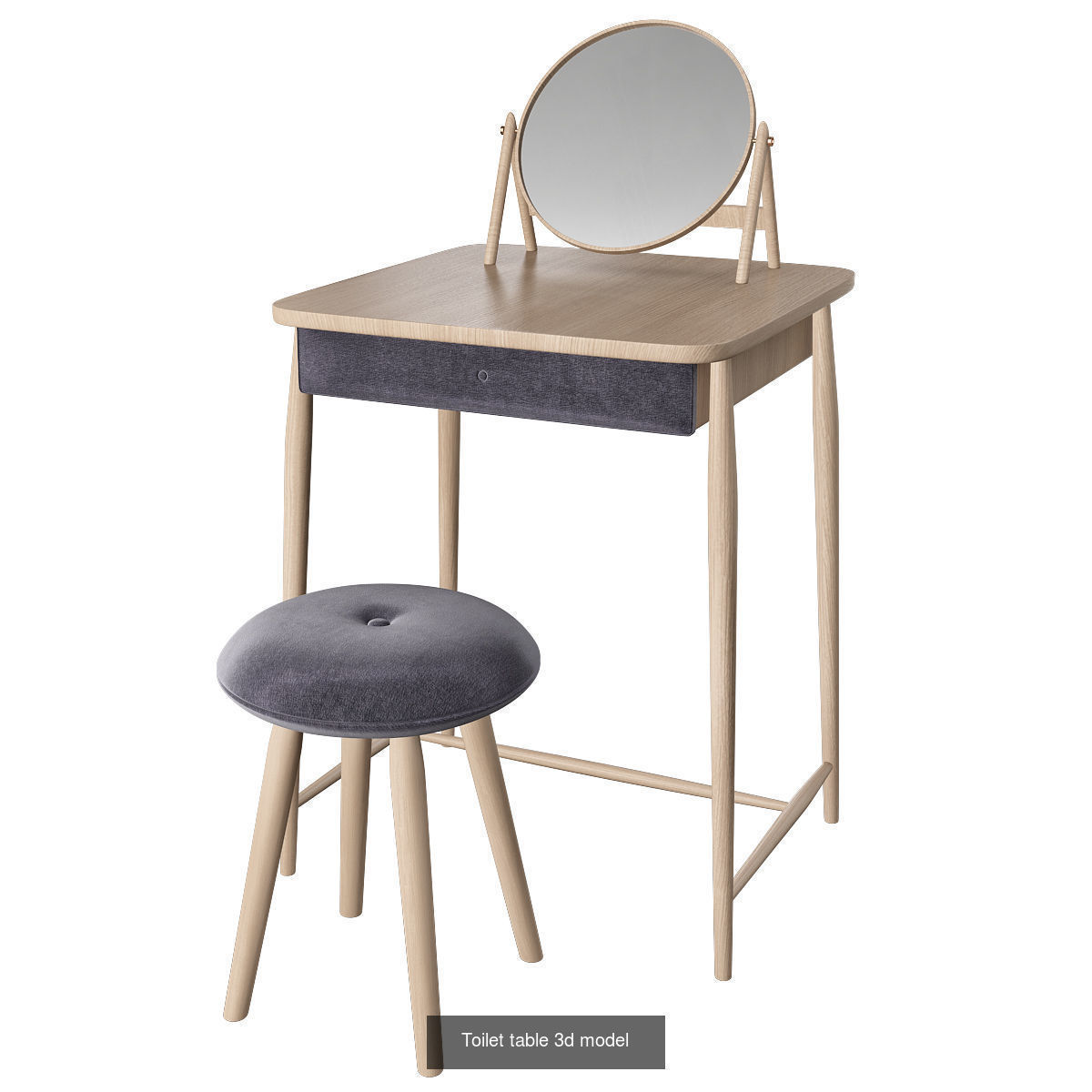 Toilet table 3d models collection 10 pieces _3