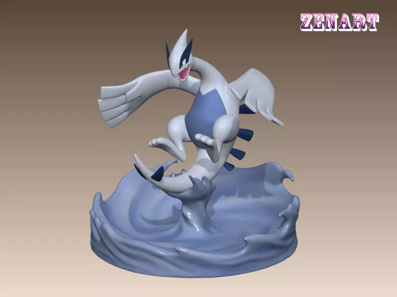 Pokemon Lugia printable 3D model 3D print model