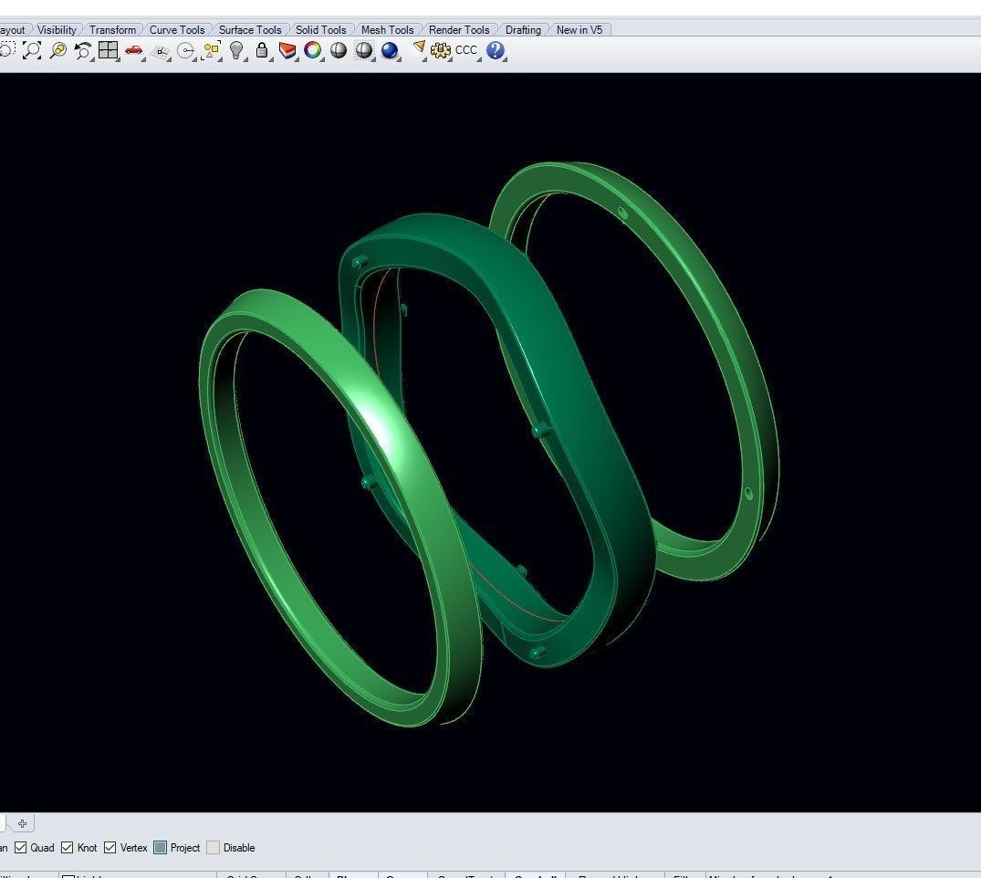 Wedding Band Ring For Men STL File ready For 3D Printing - CC78M 3D print model_12