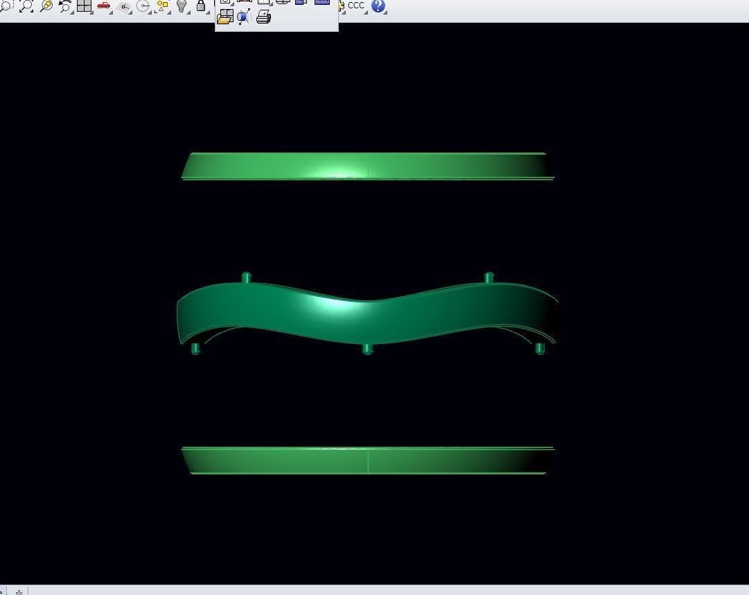 Wedding Band Ring For Men STL File ready For 3D Printing - CC78M 3D print model_11