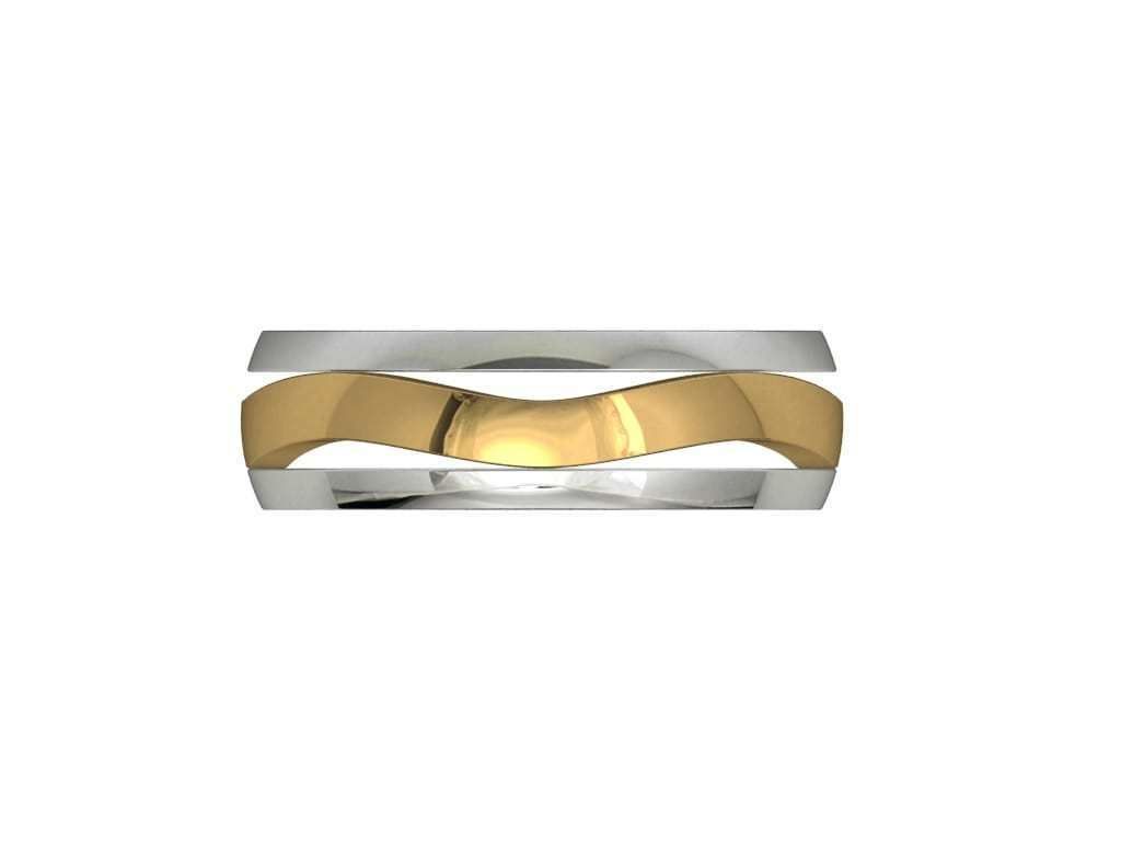 Wedding Band Ring For Men STL File ready For 3D Printing - CC78M 3D print model_1