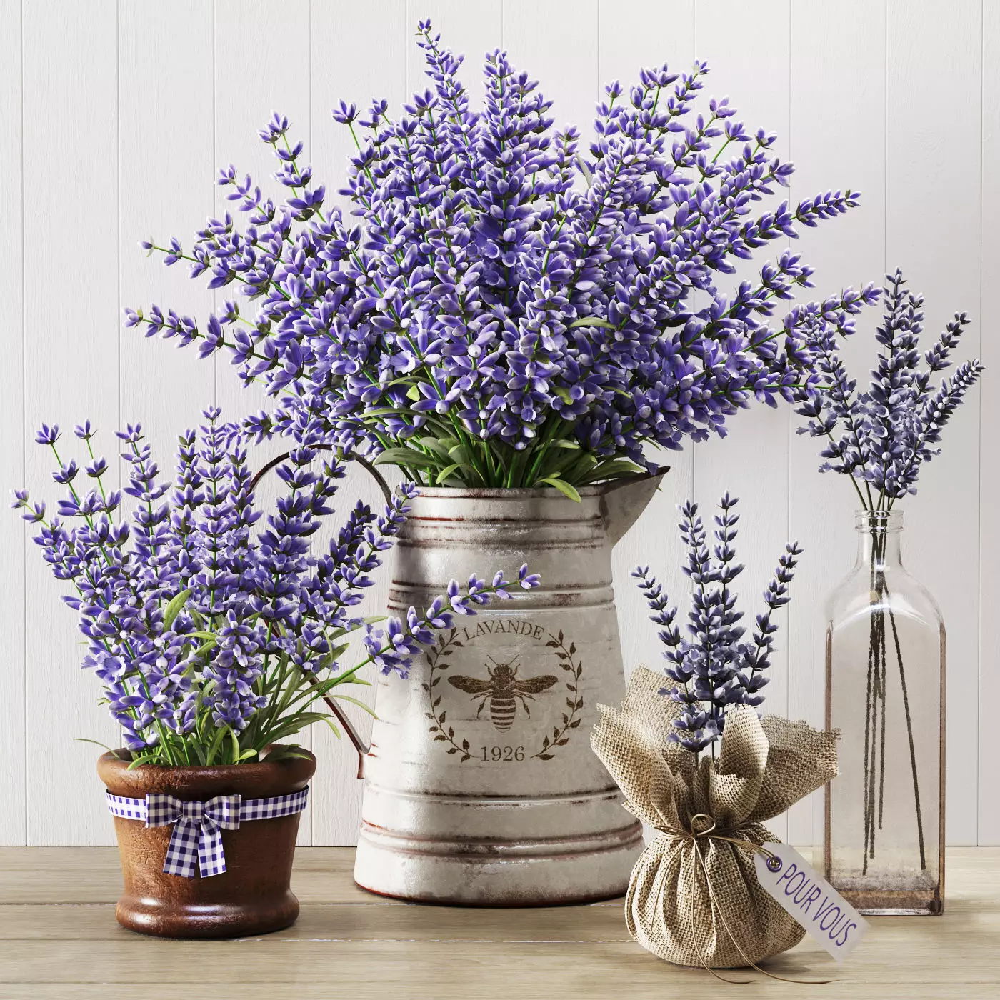 Lavender Still Life 3D model