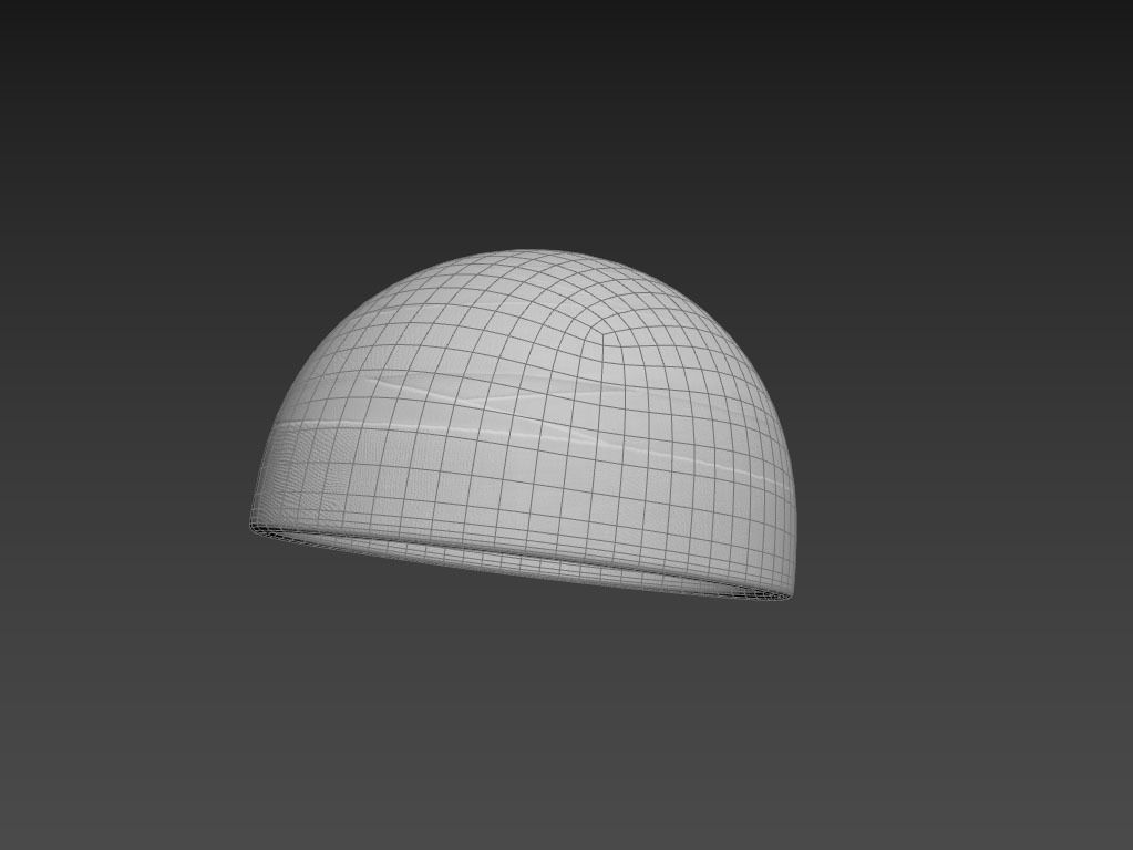 Bandage Head Wrap 3D model_14