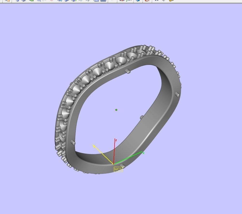 Wedding Set Bands For Marriage Engaged 3D Model -CC78MF 3D Model Collection_9