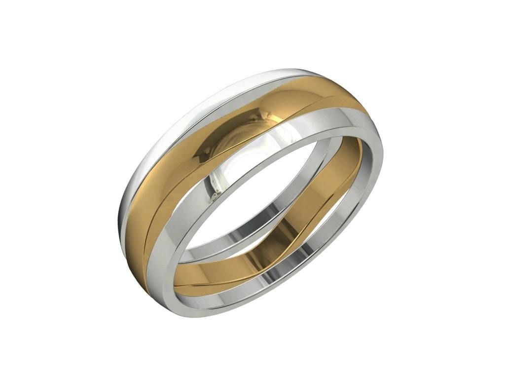 Wedding Set Bands For Marriage Engaged 3D Model -CC78MF 3D Model Collection_17